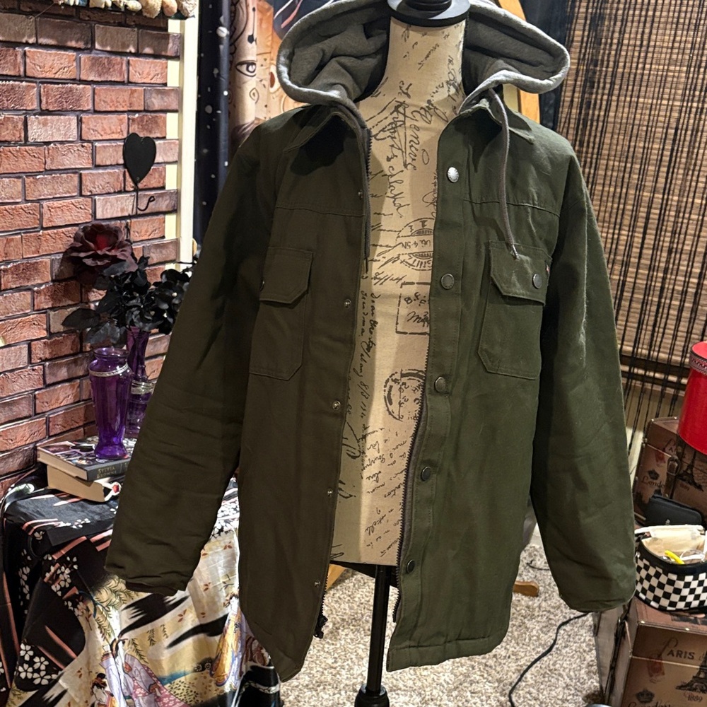 Dickies Olive Hooded Field Jacket